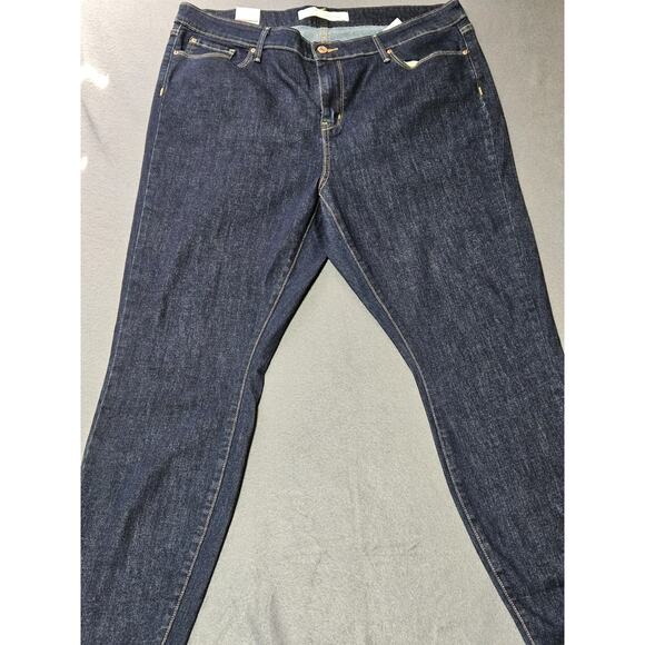Levi's Denim - Levis Jeans Womens 20M Blue Dark High Rise Signature Skinny Stretch